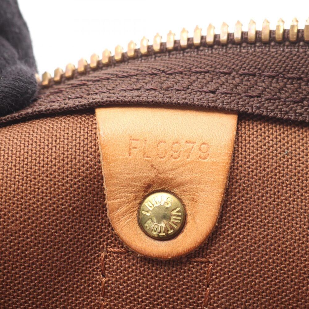 LOUIS VUITTON Brown Monogram Leather Keepall 50 Boston Bag - Picture 5 of 11